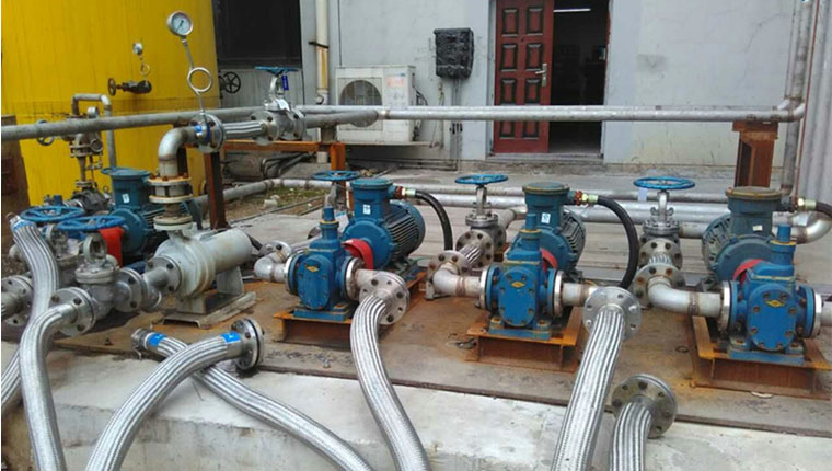 天津遠東YCB齒輪泵(bèng)用戶(hù)現場 天津遠東(dōng)YCB齒輪泵用戶現場