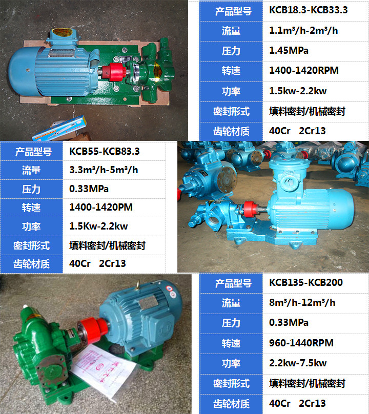 天津津遠KCB齒輪泵(bèng)產(chǎn)品展示 天津津遠KCB齒輪泵產品(pǐn)展示