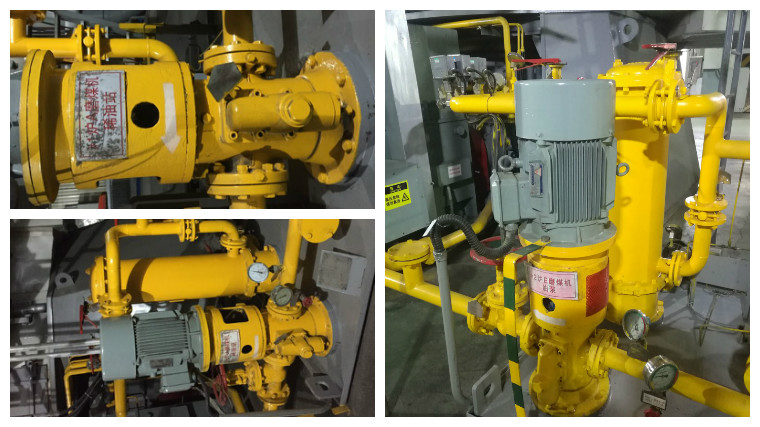 SNS立式三螺杆泵(bèng)現場展示 SNS立式(shì)三螺杆泵現場展示