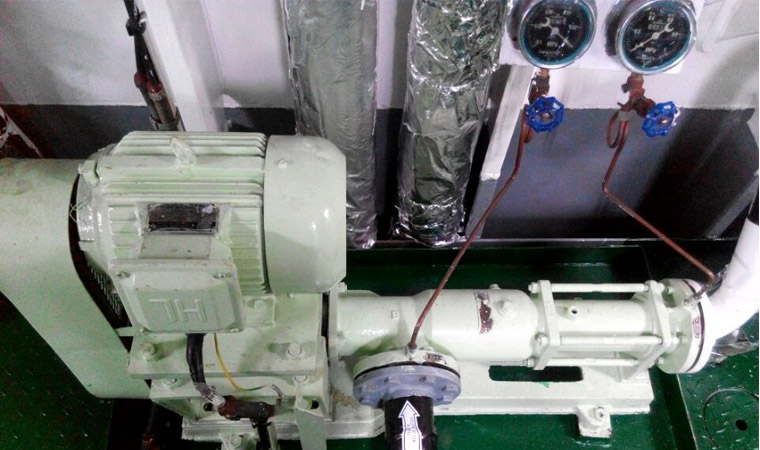 GCN船用單螺杆(gǎn)泵用(yòng)戶現場展示 GCN船(chuán)用單螺杆泵用戶現場展示