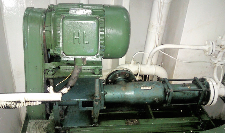 GCN船用單螺杆泵用戶現場展示 GCN船用單螺杆泵用戶現場展示