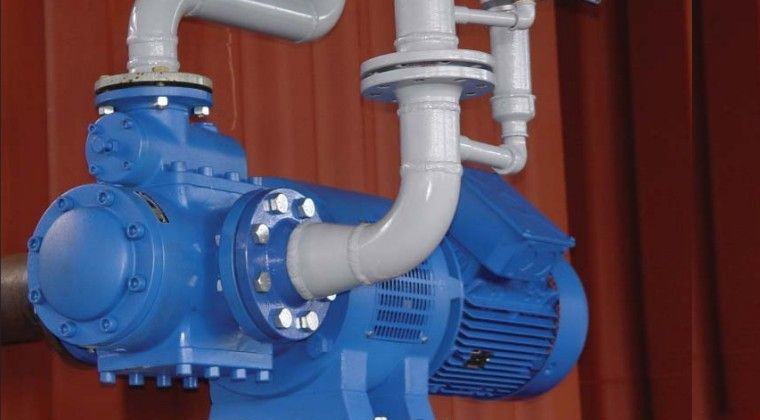 SNF三螺（luó）杆泵現（xiàn）場圖