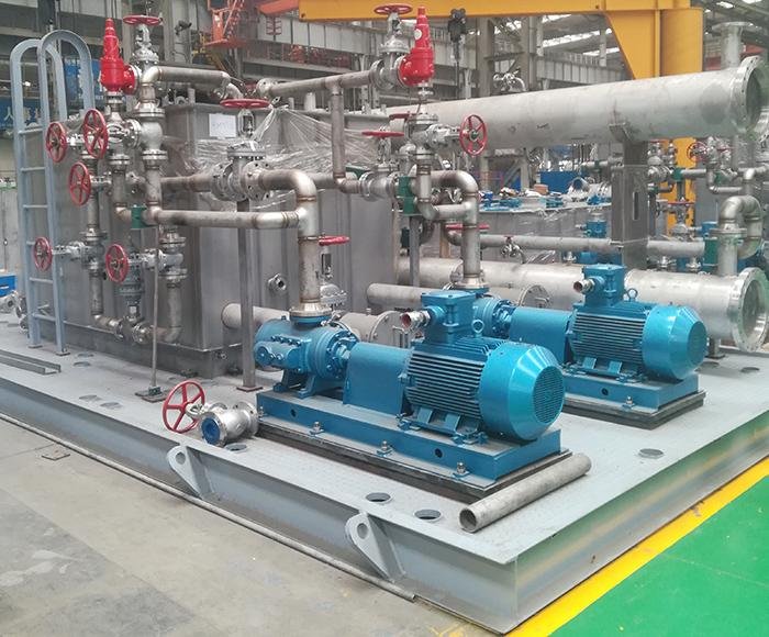 SMH三螺杆泵現場展（zhǎn）示